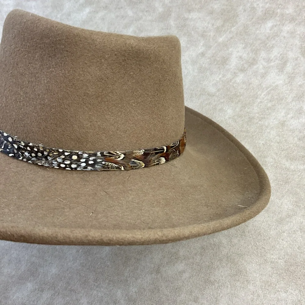 The Natural by‎ Bollman of Lancaster County USA Fedora Hat 100% Wool Sz Small